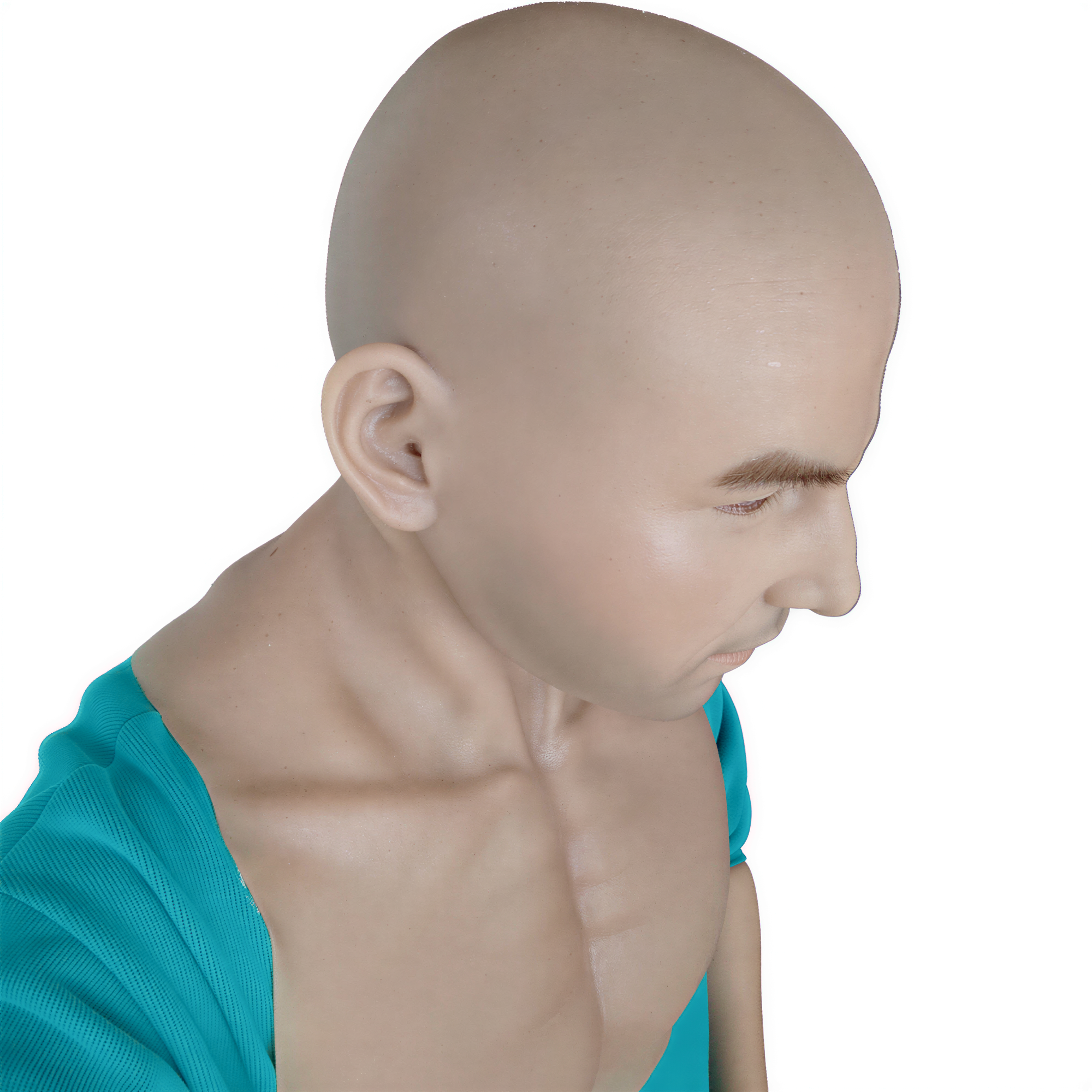 Realistic Male Mask for Cosplay Costumes - Authentic Medical Silicone Realistic Men Mask - Aurora Cosplay
