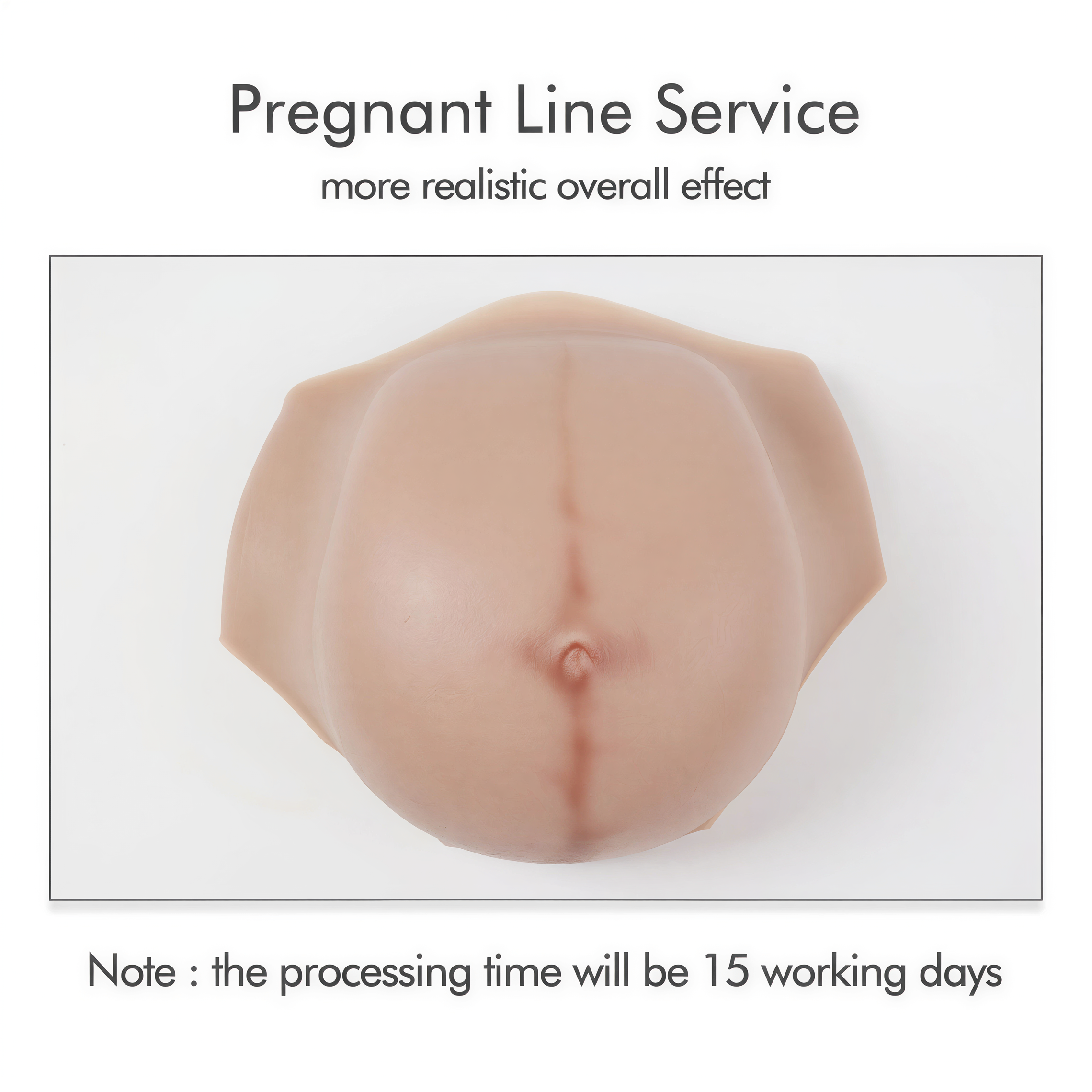 Ultra-Realistic Silicone Triplets Pregnancy Belly for Cosplay and Theater Performance - Aurora Cosplay