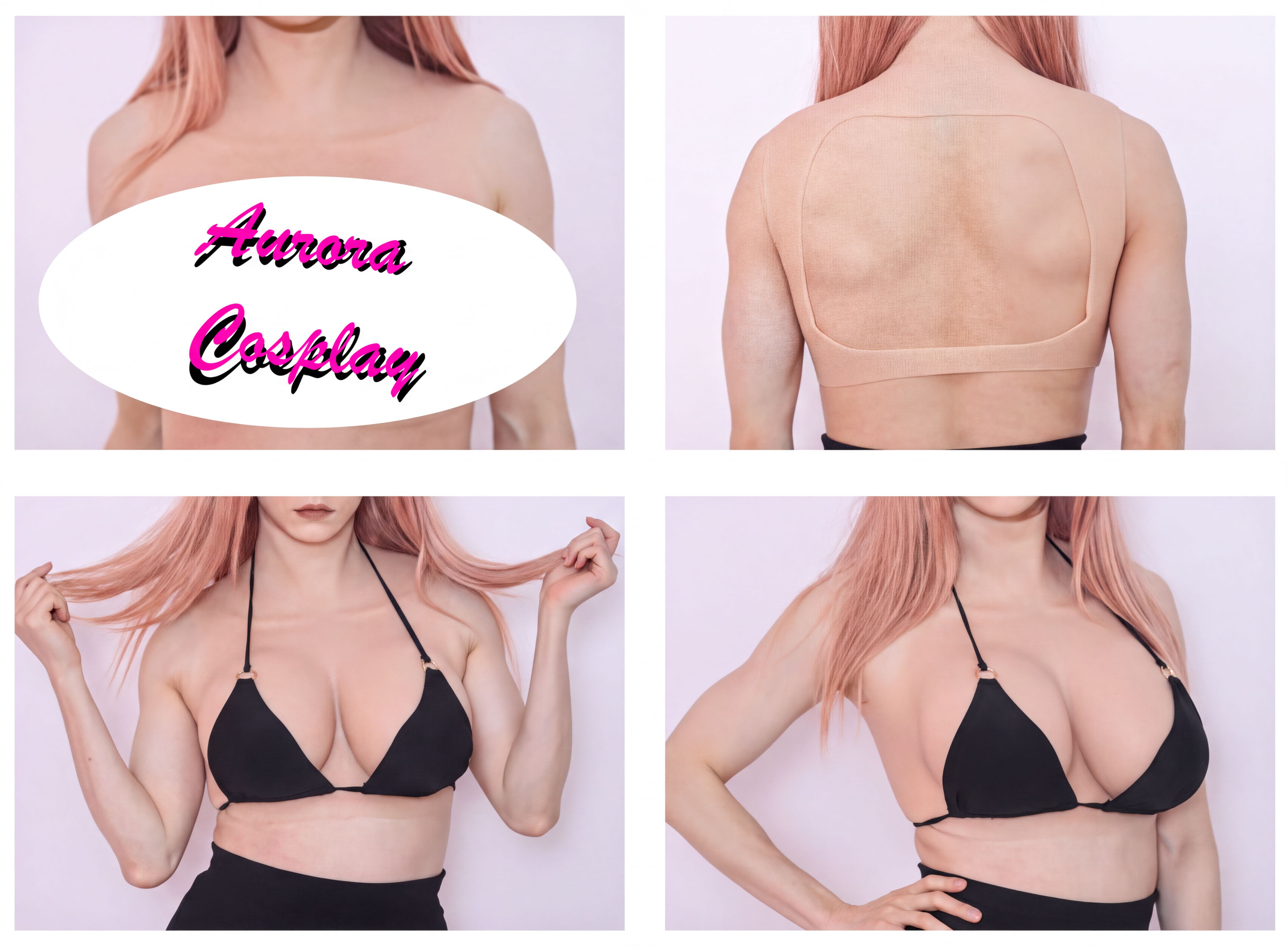 Aurora Cosplay F Cup Breasts With Hollow-out Back for Summer, Gift For Her, Cosplay Gift, F Cup Breast - Aurora Cosplay