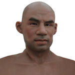 Aurora Cosplay's Handmade Realistic Black Skin Male Mask - High Quality Medical Silicone, Ideal for Cosplay and Cross-dressing - Aurora Cosplay