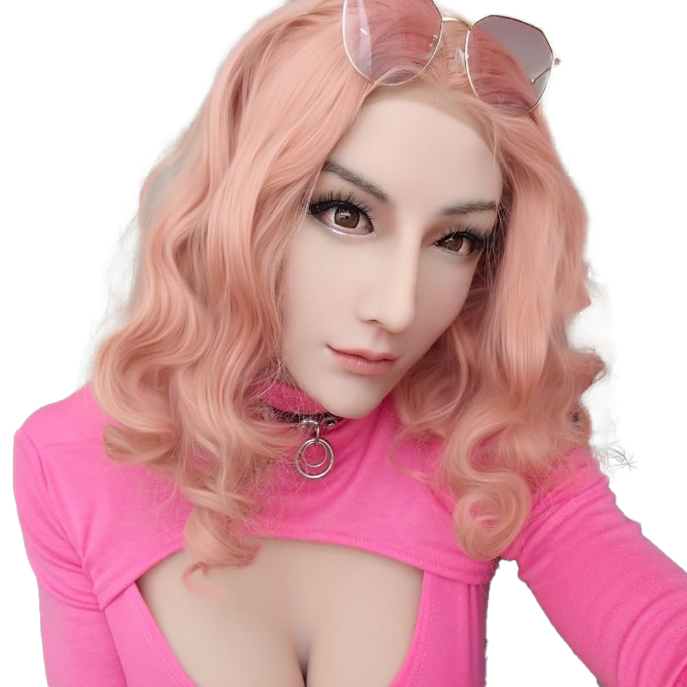 Beautiful Handmade Face Mask, Silicone Face Mask, Ultra-Light Clay Face Mold, Human Face Mold, Face Mold - Aurora Cosplay