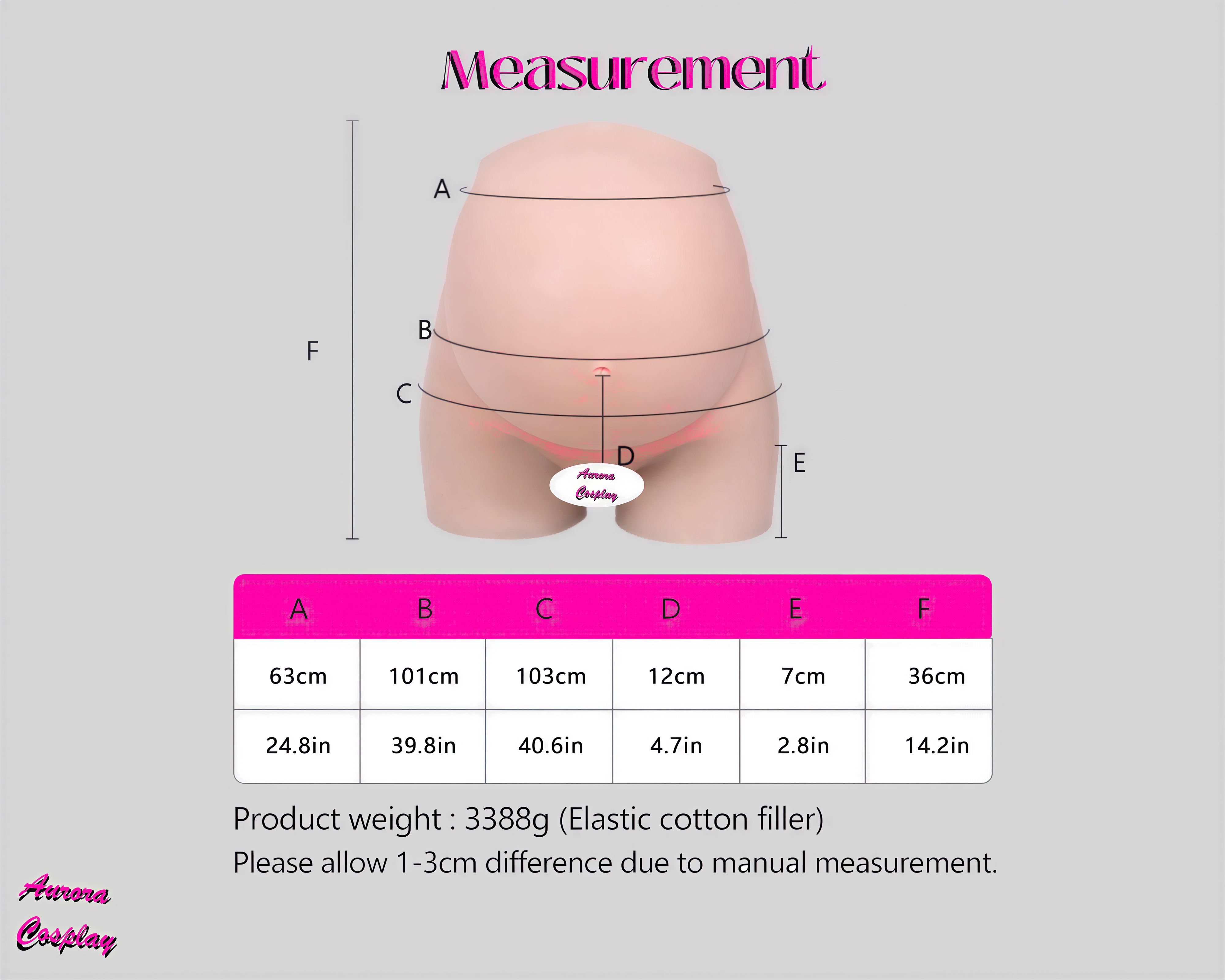Silicone Pregnant Belly Pants with Feminizing Features - Realistic Maternity Wear - Aurora Cosplay