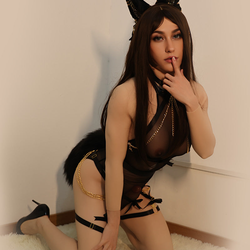 Futanari C Cup Bodysuit with Dildo for Complete Fantasy Realization - Aurora Cosplay