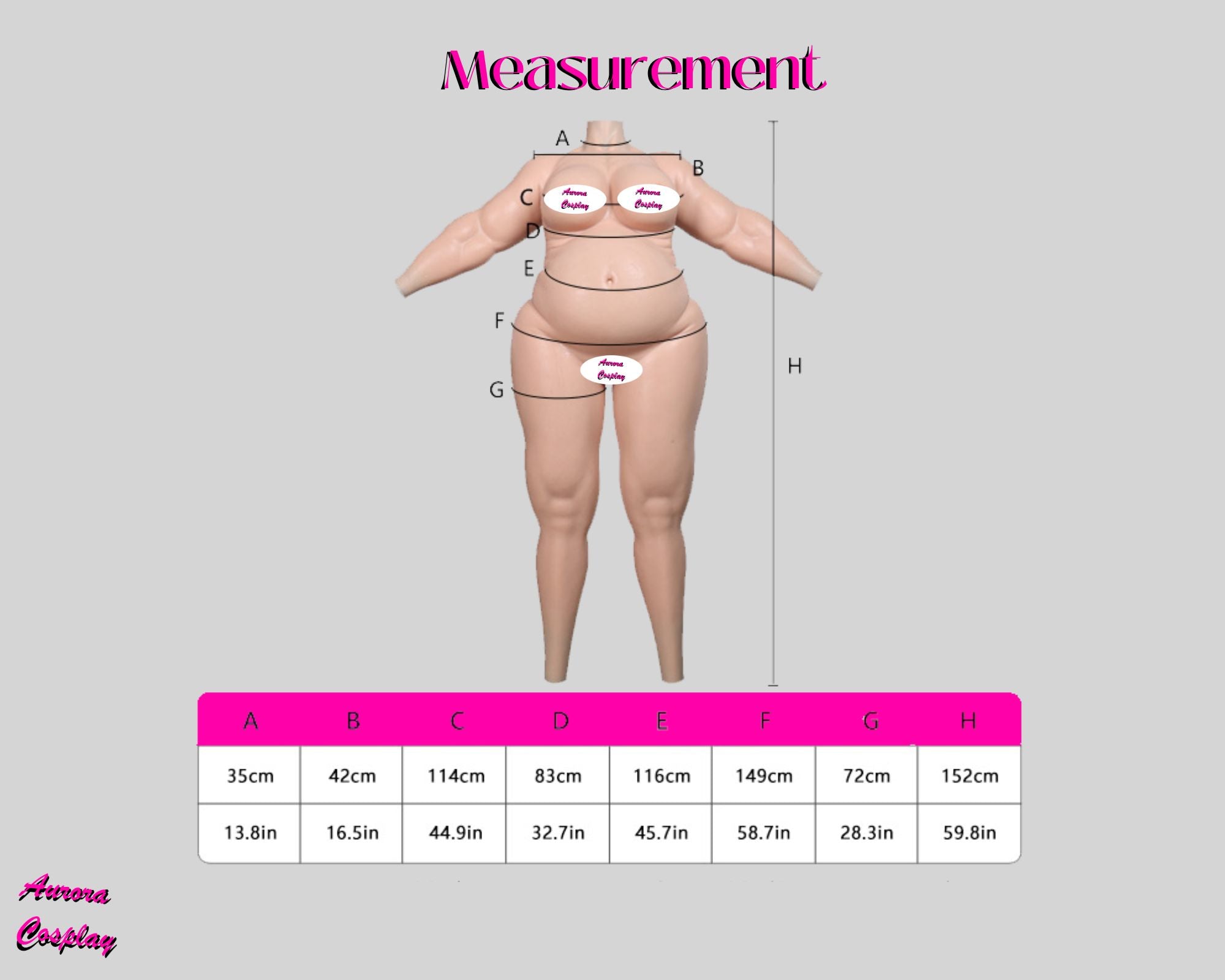 Sexy Chubby Plus Size Bodysuit with Exclusive Anal Opening Feature - Aurora Cosplay