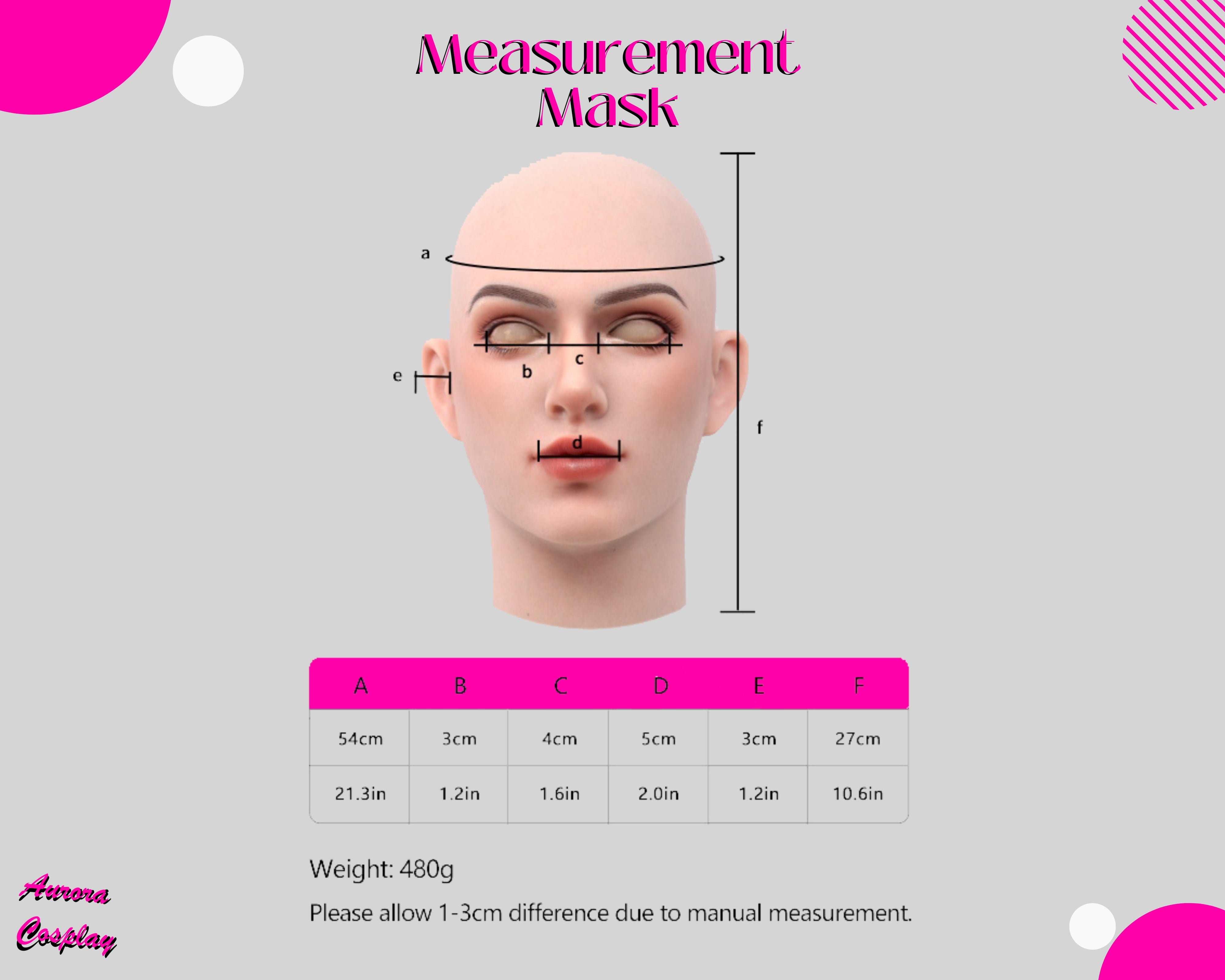 Handcrafted Realistic Silicone Mask – Natural Fit and Look