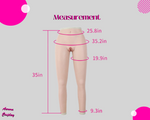 High-Quality Extended Version Silicone Prosthetic Vagina Pant for Cross-Dressing and Cosplay Experiences - Aurora Cosplay
