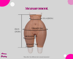 High Quality Medical Silicone Realistic Silicone Hip Enhancer Pants - Cosplay Female Body Parts - Female Silicone Made Booty Hips Parts - Aurora Cosplay