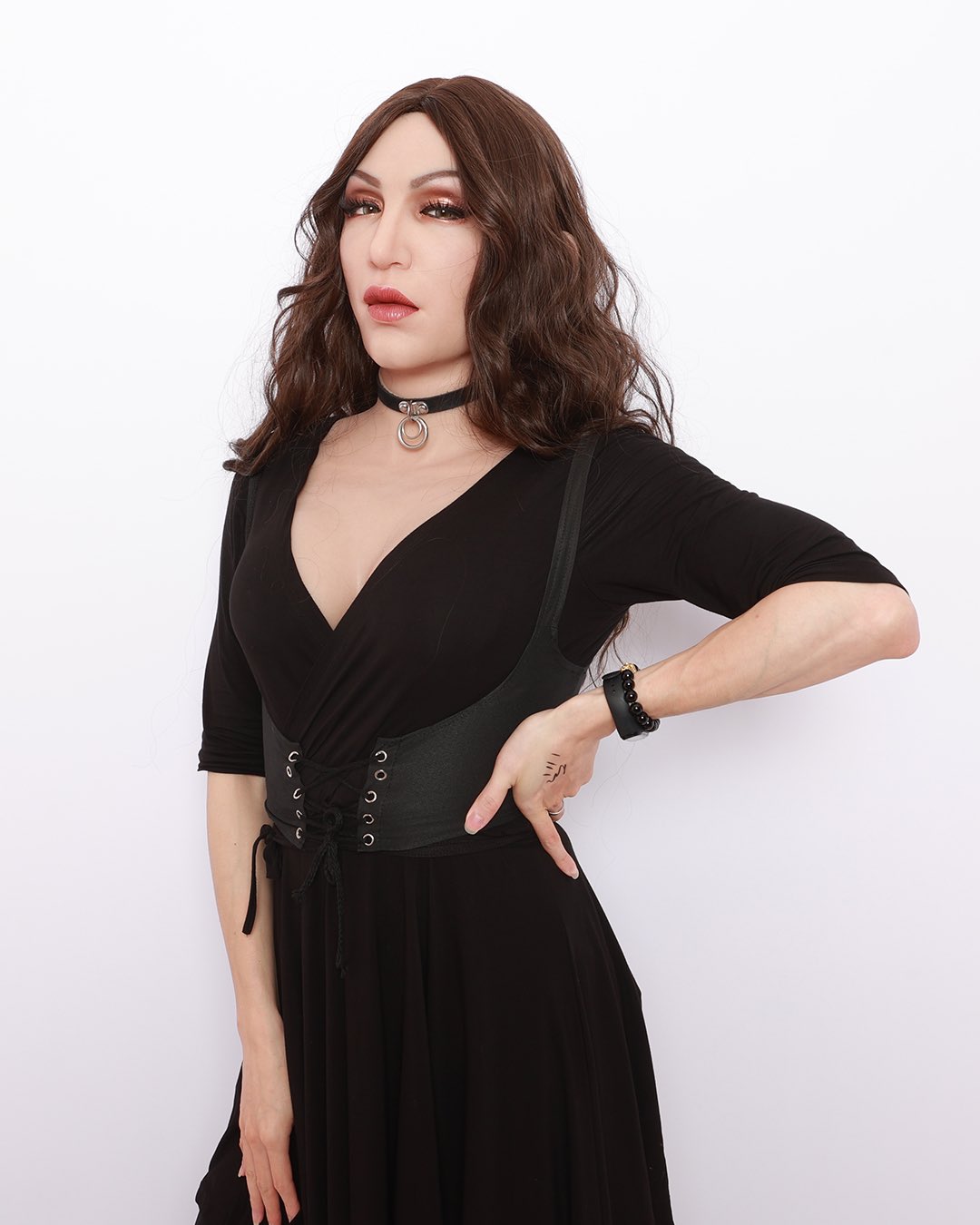 Handmade Premium Realistic Female Mask Crossdresser Mask For Cosplay - Authentic Medical Silicone Realistic Female Mask - Aurora Cosplay