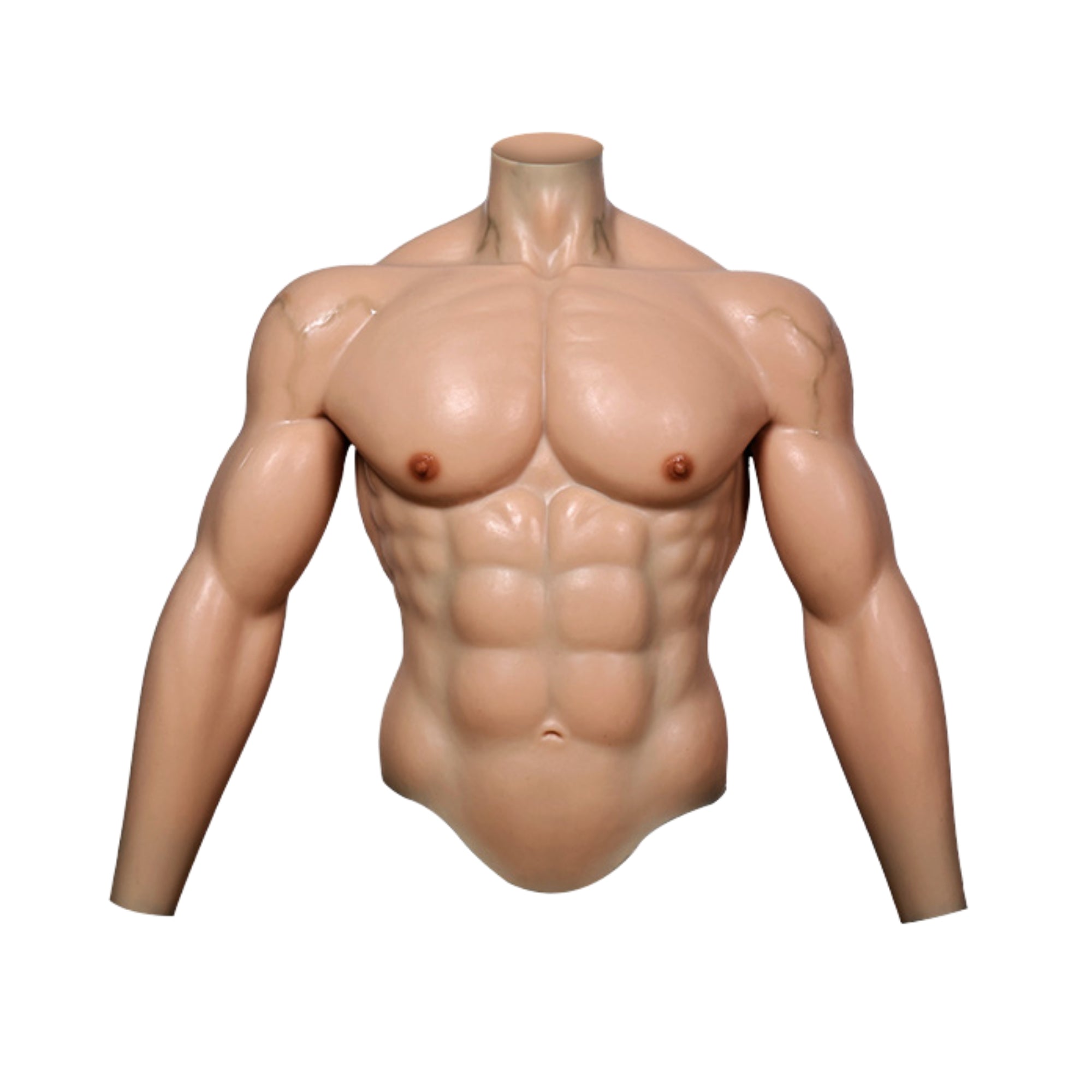 Ultimate Thinskin Upper Body Muscle Suit with Sculpted Arms - Aurora Cosplay