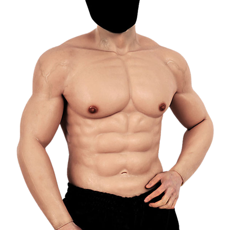Ultimate Thinskin Upper Body Muscle Suit with Sculpted Arms - Aurora Cosplay
