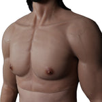 Premium Silicone Fake Muscle Suit for Cosplayer With Arm Male - Silicone Artificial Realistic Chest Muscle Suit - Cosplay Accessories - Aurora Cosplay