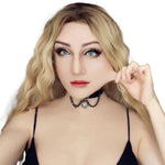 Handmade Realistic Silicone Mask with Neck - Authentic Cosplay Accessory for Female Characters - Aurora Cosplay