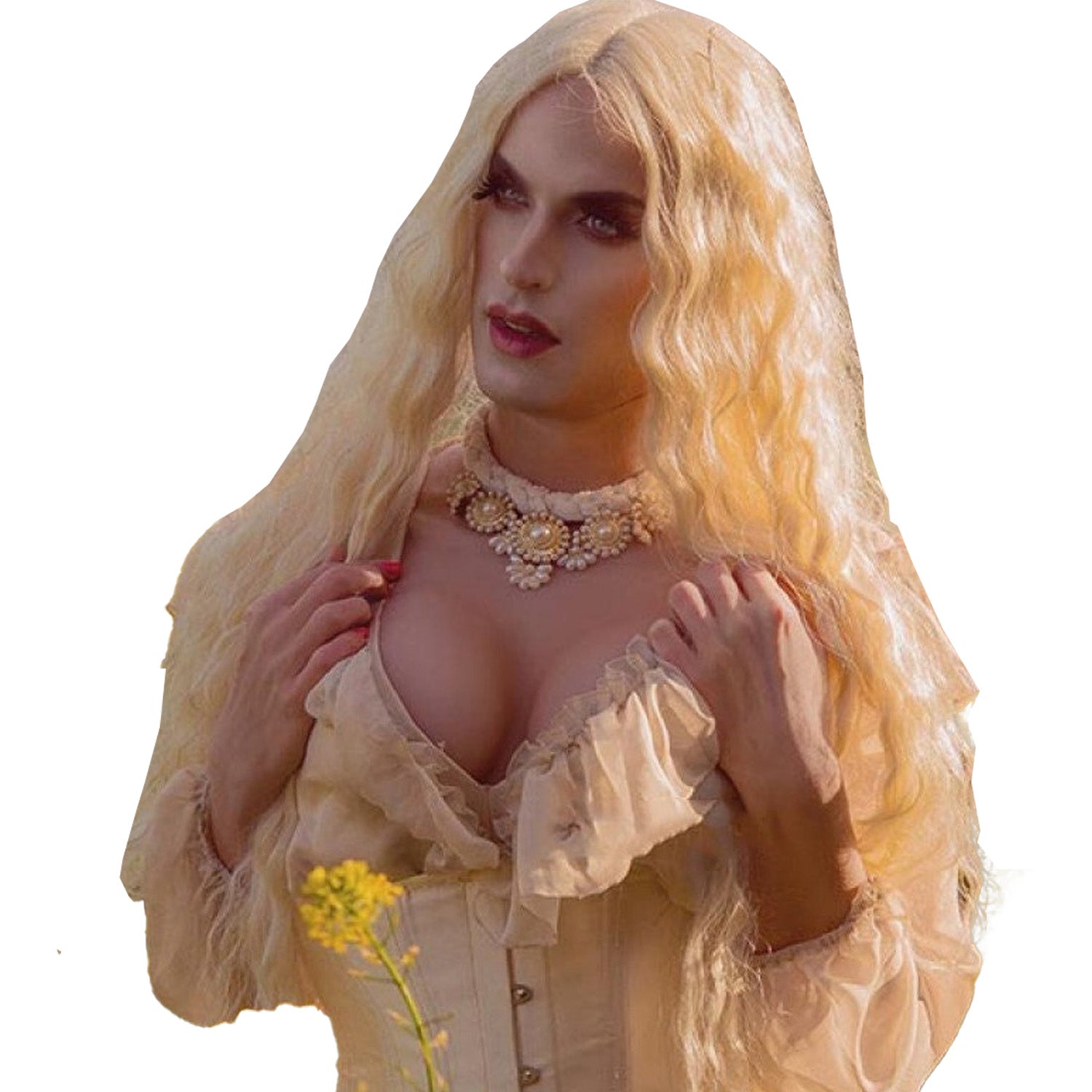 Awakened You Silicone B Breast Shirt Sleeveless Breast Plate | Silicone Prosthetics | For Cross dressing MTF, Drag Queens - Aurora Cosplay