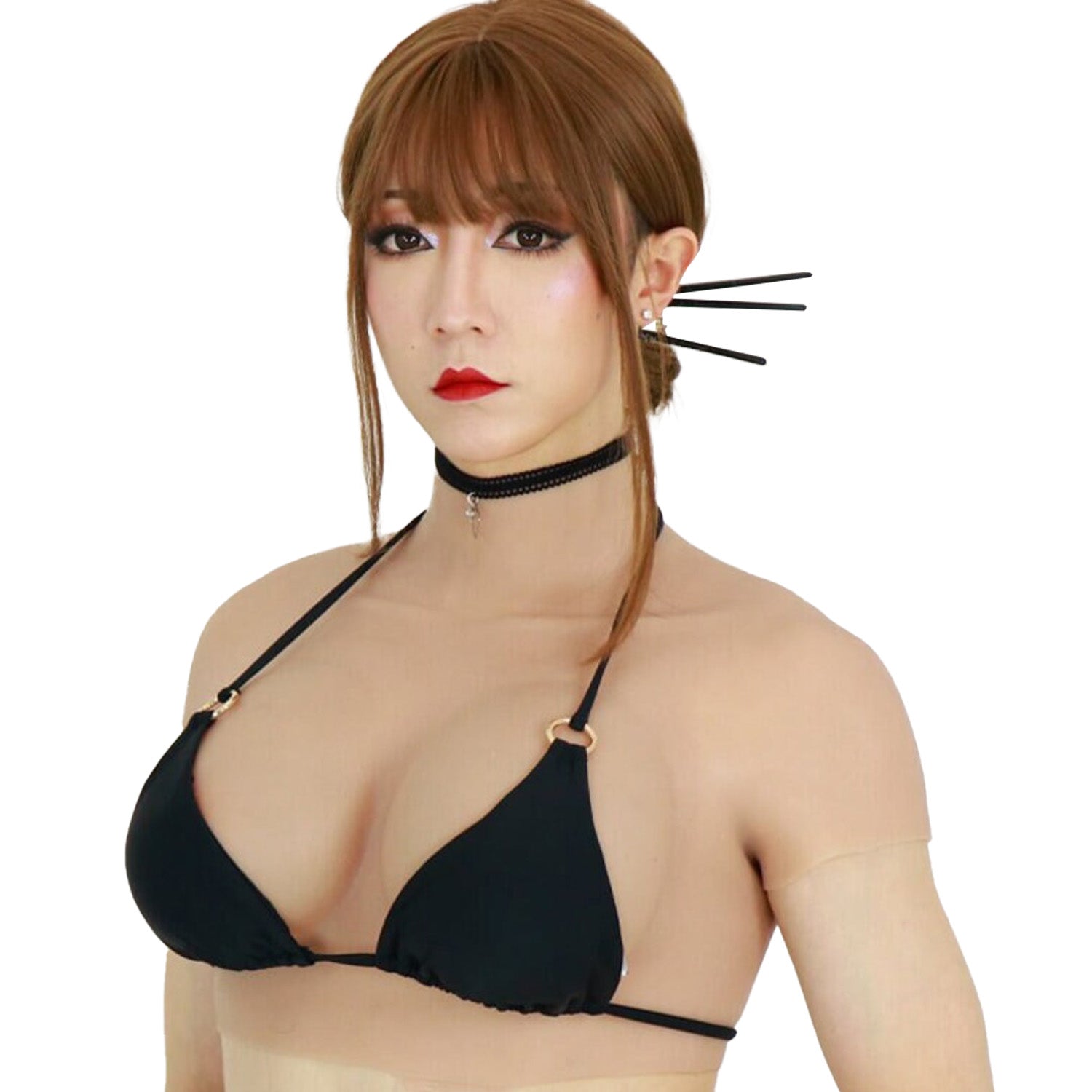 E cup Silicone Breast Form Bra with sleeve - Prosthetic for Crossdressing, Fake Boobs Cosplay/Crossplay and Gift For her - Aurora Cosplay