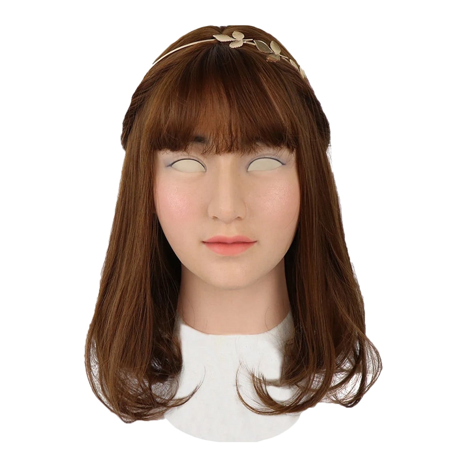 Beautiful Handmade Face Mask, Silicone Face Mask, Ultra-Light Clay Face Mold, Human Face Mold, Face Mold - Aurora Cosplay