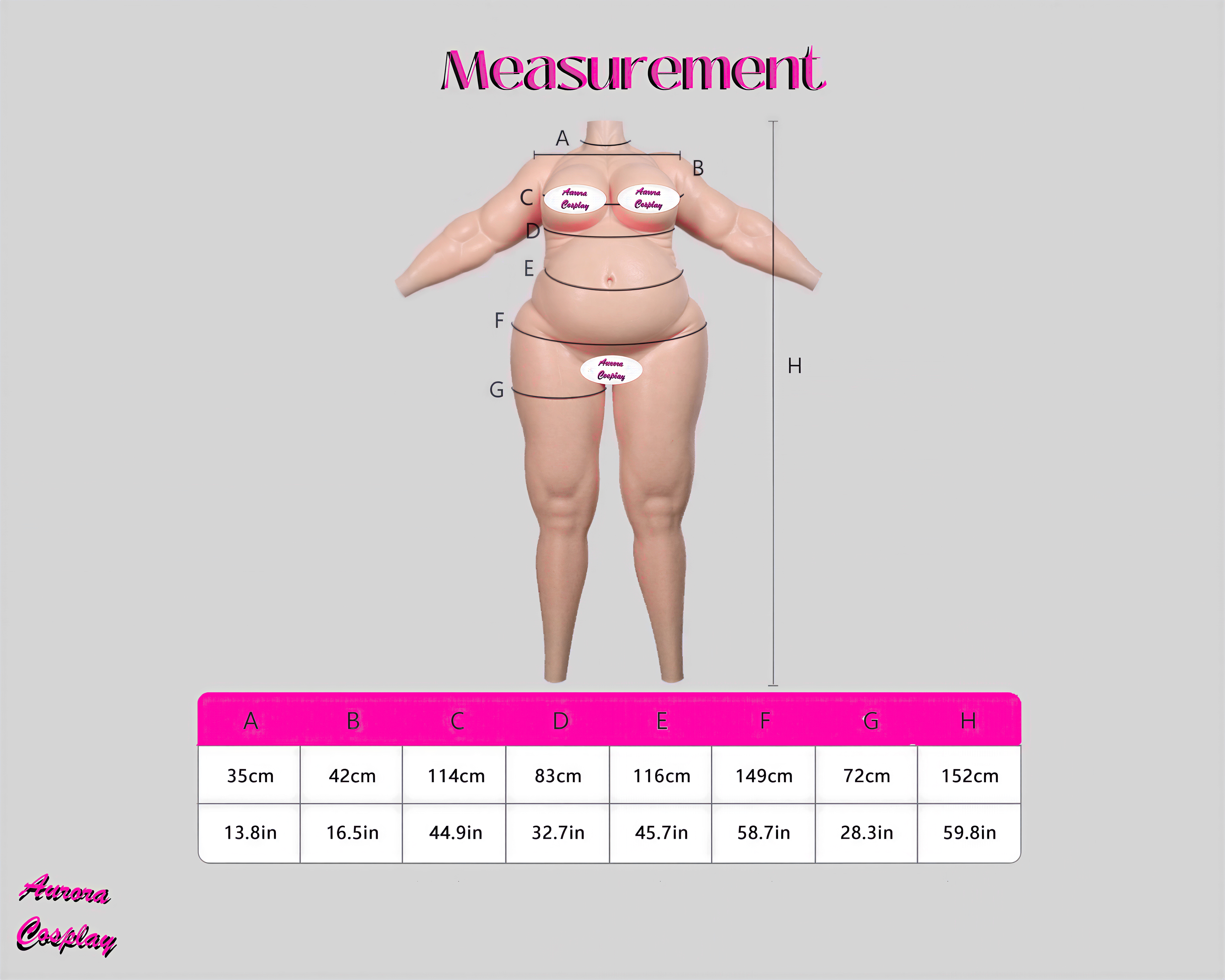 Sexy Chubby Plus Size Bodysuit with Exclusive Anal Opening Feature - Aurora Cosplay