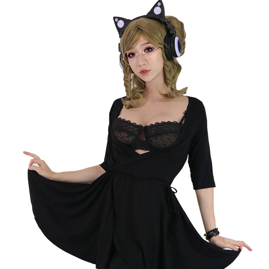 Breast Shirt Sleeveless Breast Plat, Silicone Breast Forms Pair - Prosthetic for Mastectomy, Transgender, and Cosplay - Aurora Cosplay