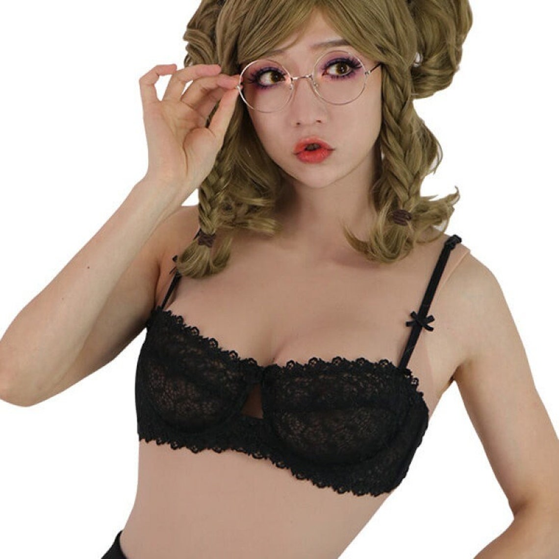 Breast Shirt Sleeveless Breast Plat, Silicone Breast Forms Pair - Prosthetic for Mastectomy, Transgender, and Cosplay - Aurora Cosplay