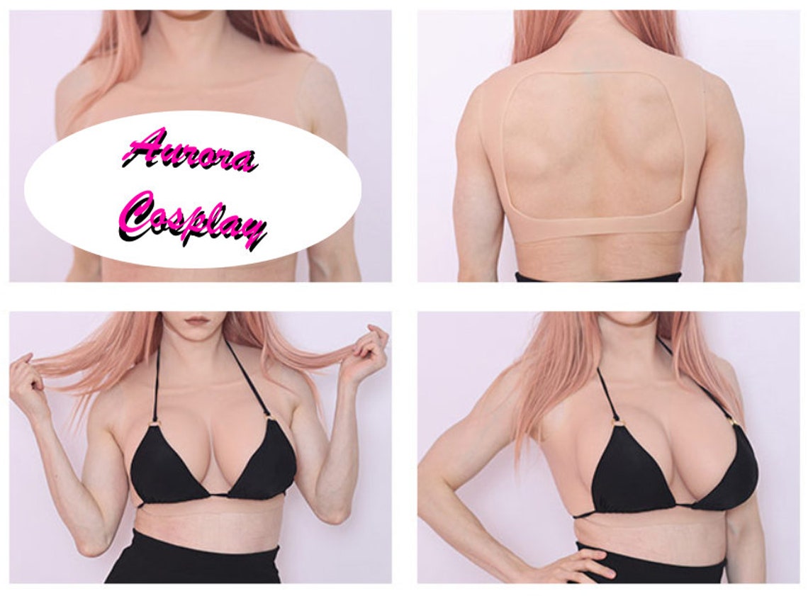 Aurora Cosplay F Cup Breasts With Hollow-out Back for Summer, Gift For Her, Cosplay Gift, F Cup Breast - Aurora Cosplay