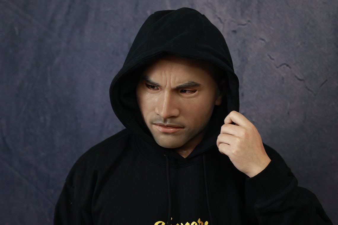 Handmade Premium Realistic Johnson Mask Realistic Masque Male - Authentic Medical Silicone Realistic Men Mask - Cosplay Silicon Accessories - Aurora Cosplay