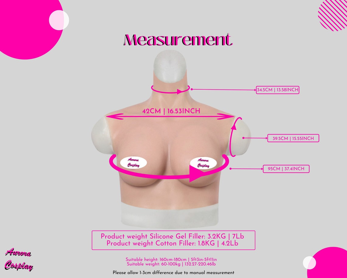 Cosplay-Ready Large C-Cup Breasts: Enhance Your Character with Realism - Aurora Cosplay