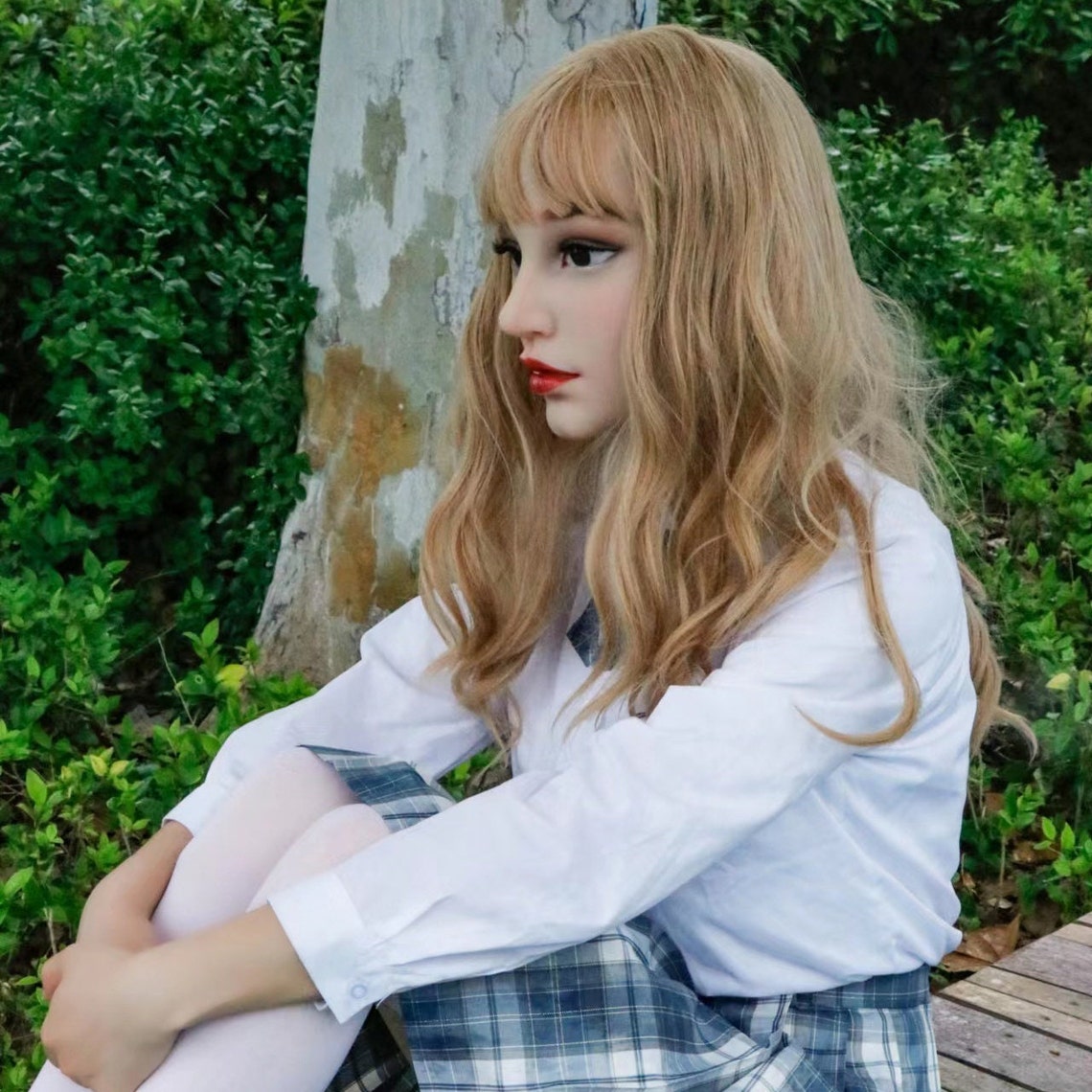 Handmade and Hand Decorated Beautiful Realistic Silicone Mask, Female Mask for Cosplay Costumes - Aurora Cosplay