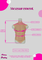 Aurora Cosplay Men’s Silicone Muscle Vest - Realistic Chest Enhancer for Film & Theatre - Aurora Cosplay