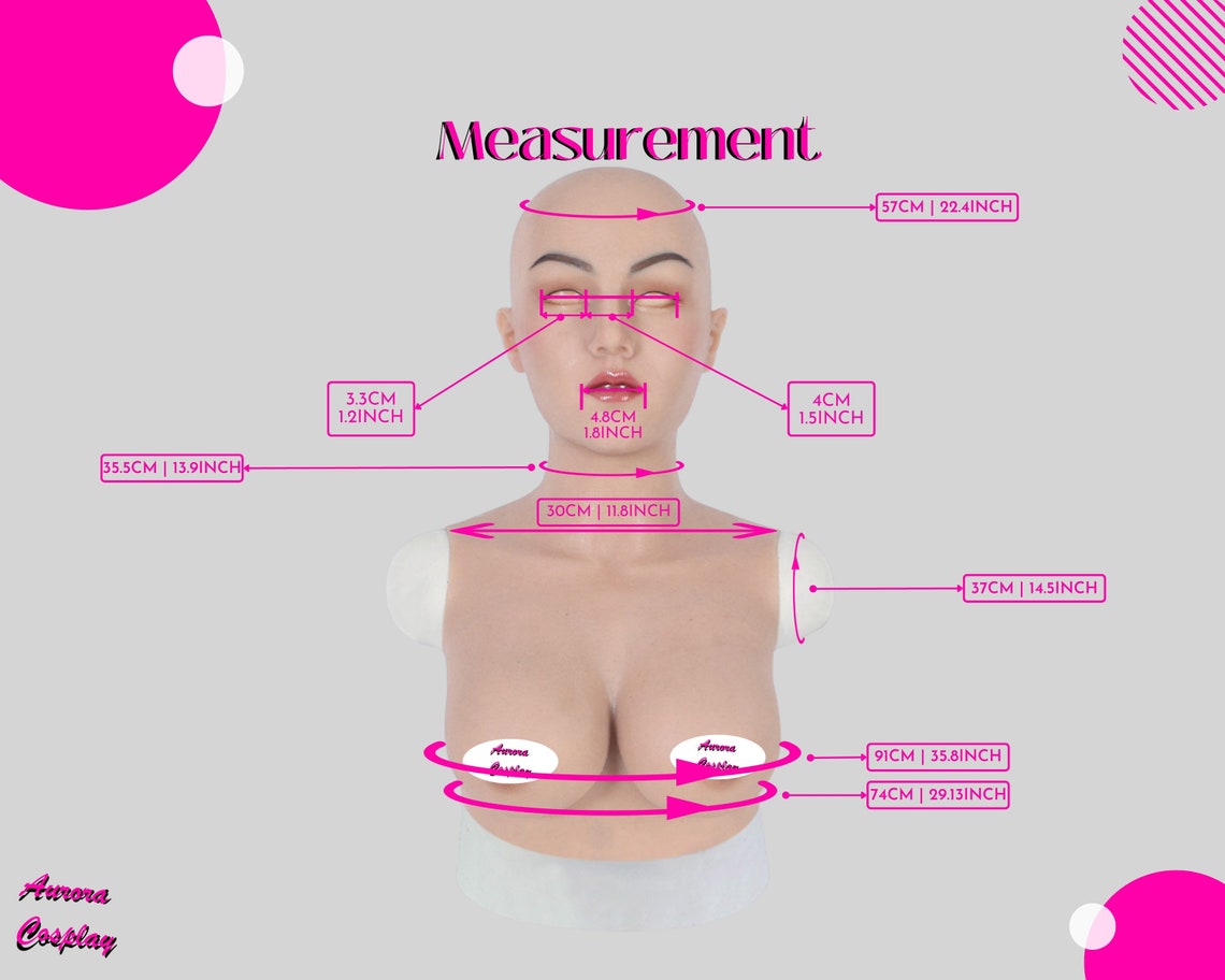 Female Silicone Mask Cosplay Halloween Masks, Handmade and Hand Decorated female mask - Aurora Cosplay