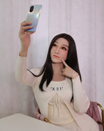 Hyper-Realistic Feminine Silicone Mask, Delicate Female Facial Mold, Lifelike Feminist Inspired Face Cover - Aurora Cosplay