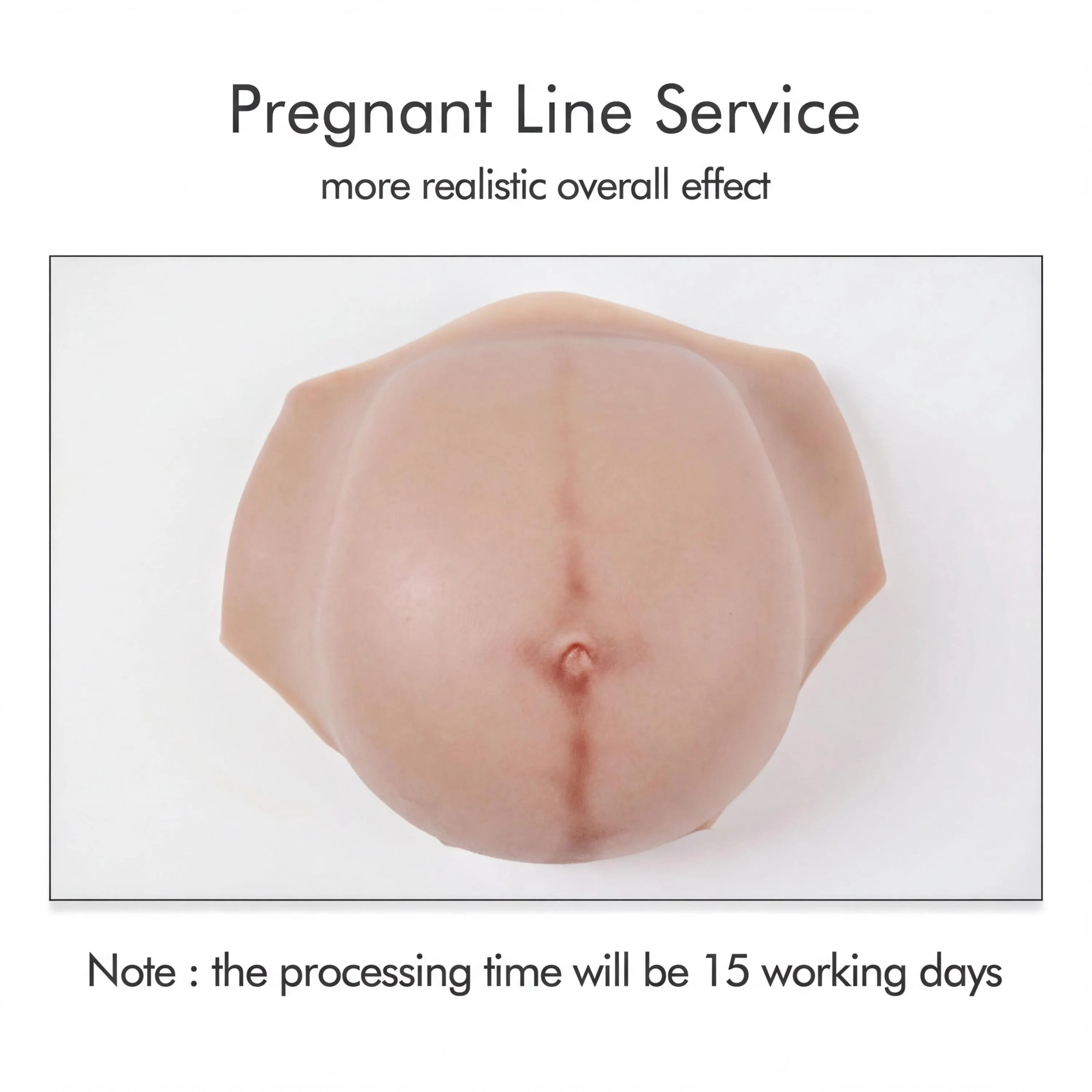 Upgraded Silicone Pregnant Belly Cosplay Realistic Fake Pregnancy Bump Body Illusion