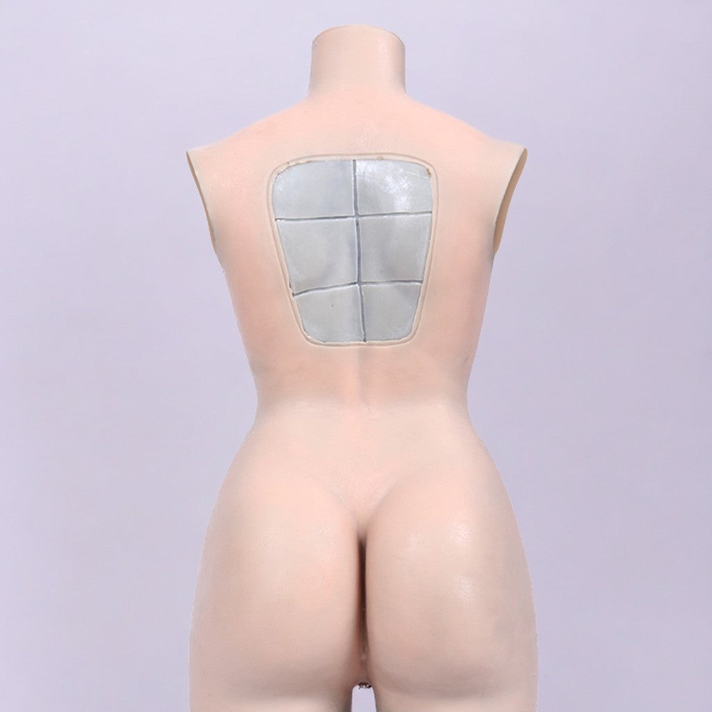 C Cup Short Bodysuit with Alluring Hollow-Back Design - Aurora Cosplay