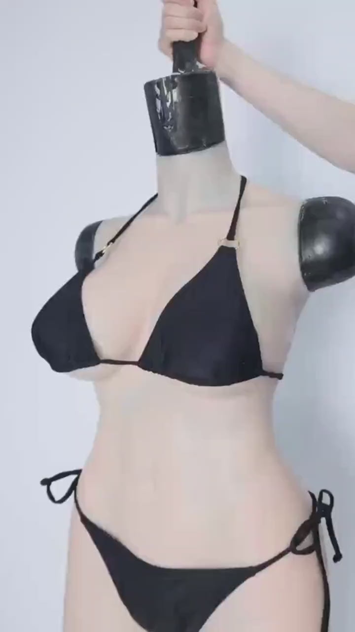 G Cup Bodysuit Featuring East-West Contour for Realistic Appeal