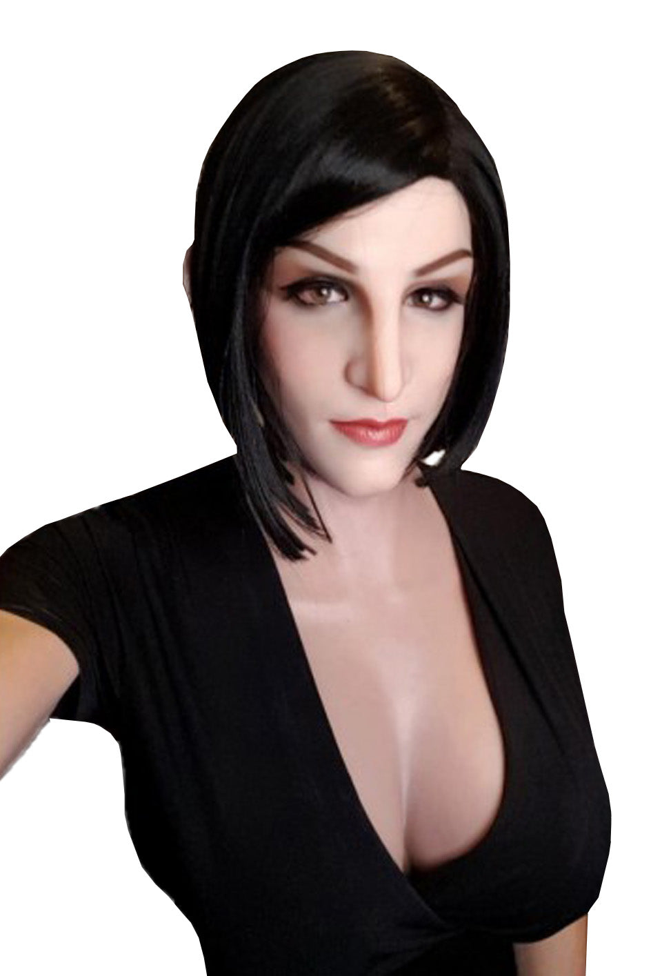 Handmade Premium Realistic Female Mask Crossdresser Mask For Cosplay - Authentic Medical Silicone Realistic Female Mask - Aurora Cosplay