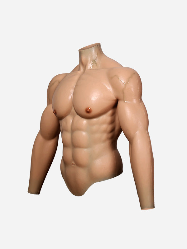Ultimate Thinskin Upper Body Muscle Suit with Sculpted Arms - Aurora Cosplay