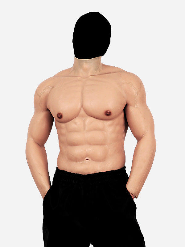 Ultimate Thinskin Upper Body Muscle Suit with Sculpted Arms - Aurora Cosplay