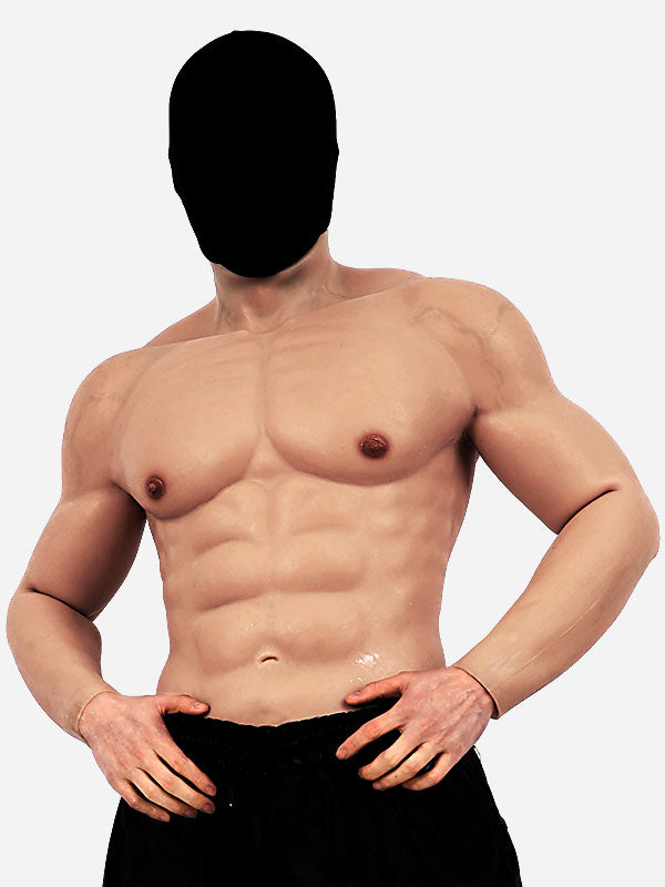 Ultimate Thinskin Upper Body Muscle Suit with Sculpted Arms - Aurora Cosplay
