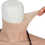 E cup Silicone Breast Form Bra with sleeve - Prosthetic for Crossdressing, Fake Boobs Cosplay/Crossplay and Gift For her - Aurora Cosplay