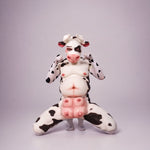 Spotted Cow Silicone Fursuit Set with Udder Detail - Perfect for Cosplay - Aurora Cosplay