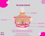 Handmade Silicone Breast Forms Pair - Prosthetic for Mastectomy, Cross dressing, breast-enhancers and Cosplay - Aurora Cosplay