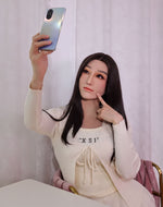 Hyper-Realistic Feminine Silicone Mask, Delicate Female Facial Mold, Lifelike Feminist Inspired Face Cover - Aurora Cosplay