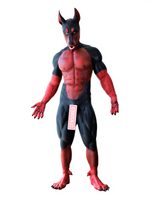 Futuristic Furry Muscle Suit with Penis - High-Tech Fursuit for Cosplay - Aurora Cosplay
