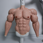 Handmade Silicone Upper Body Muscle Suit - Custom Fit, Ultimate Comfort, Versatile for Cosplay, Bodybuilding - Easy Wear & Customizable - Aurora Cosplay