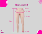 High-Quality Extended Version Silicone Prosthetic Vagina Pant for Cross-Dressing and Cosplay Experiences - Aurora Cosplay
