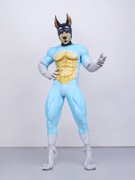 Bandit-Themed Furry Muscle Suit - Stealthy Silicone Fursuit for Cosplay - Aurora Cosplay