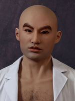 Handmade High-Quality Realistic Silicone Male Mask - Unique Human Mask for Halloween & Cosplay - Aurora Cosplay