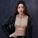 Premium High Quality Silicone Realistic Muscle Suit Small Size Mens Fake Chest - Silicone Artificial Fake Muscle Cosplay Suit Accessories - Aurora Cosplay