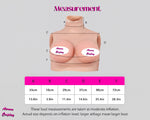 Inflatable D Cup Air-Filled Silicone Breast Forms for Enhanced Realism - Aurora Cosplay