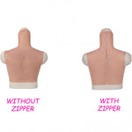 Breast with Zipper Silicon Crossdressing Realistic Breast Forms With Zipper Cosplay - Fake Breast For Cosplay-Silicon Made Women Accessories - Aurora Cosplay