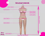 Aurora Cosplay bodysuit Breast Forms Pair - Prosthetic for Mastectomy, Crossdressing, large size suit and Cosplay - Aurora Cosplay