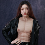 Premium High Quality Silicone Realistic Muscle Suit Small Size Mens Fake Chest - Silicone Artificial Fake Muscle Cosplay Suit Accessories - Aurora Cosplay